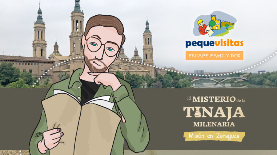 Pequevisitas Escape Family Box «El misterio de la Tinaja Milenaria. Misión en Zaragoza»
