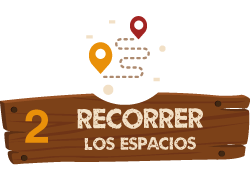 Paso 2: recorrer los espacios